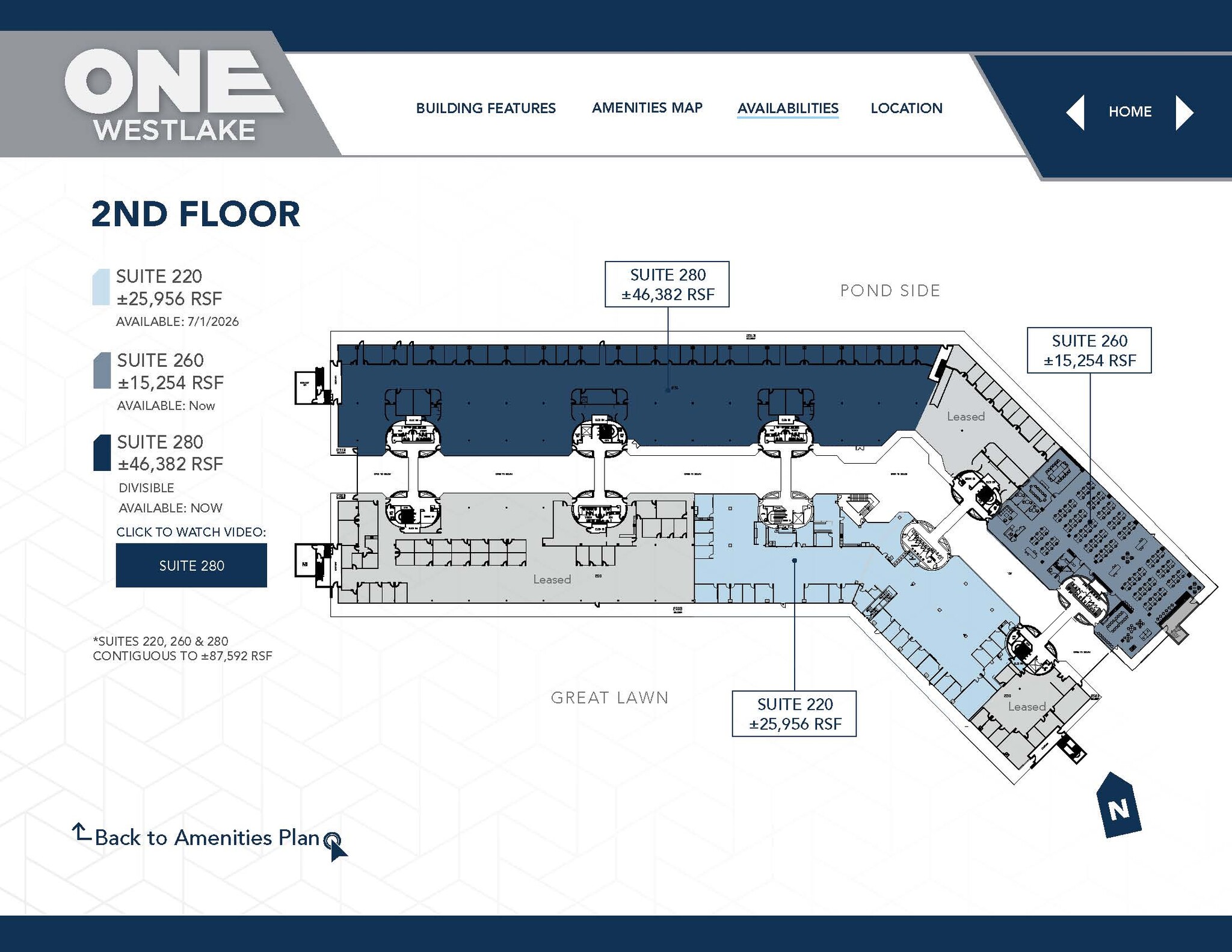 1 Baxter Way, Westlake Village, CA à louer Plan d’étage- Image 1 de 1