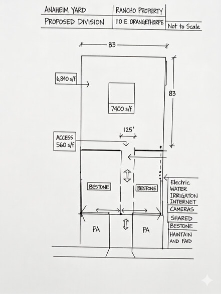 110 E Orangethorpe Ave, Anaheim, CA for lease - Site Plan - Image 2 of 14