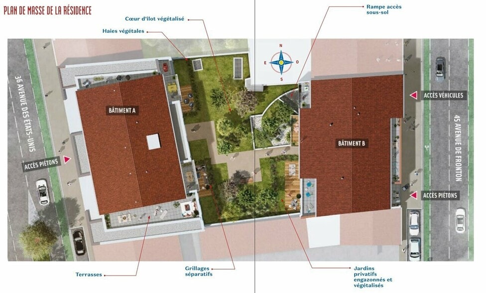 Commerce de détail dans Toulouse à vendre - Plan de site - Image 2 de 3