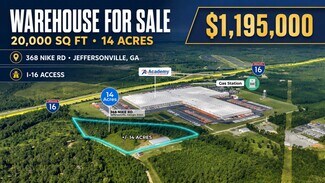 Plus de détails pour 368 Nike Rd, Jeffersonville, GA - Industriel à vendre