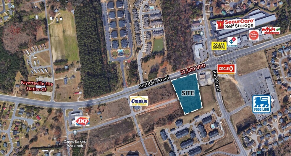 0 Cliffdale Rd, Fayetteville, NC à vendre - Photo du bâtiment - Image 2 de 5