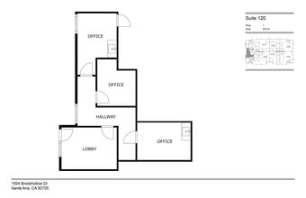 1504 Brookhollow Dr, Santa Ana, CA à louer Plan d’étage- Image 1 de 4