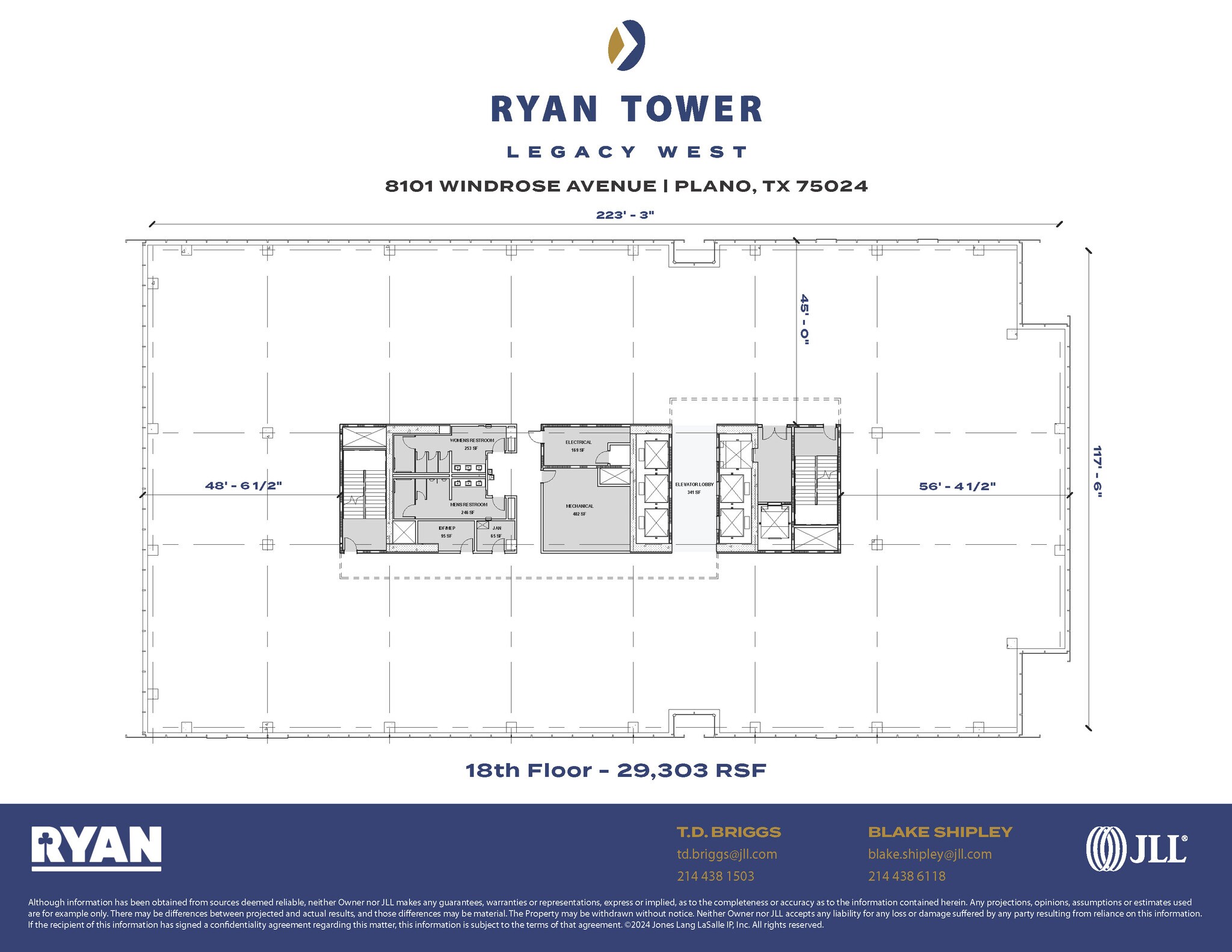 8101 Windrose Ave, Plano, TX for lease Floor Plan- Image 1 of 1