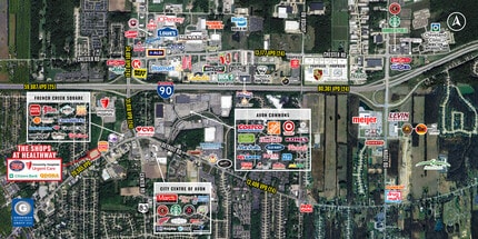 36320 Detroit Rd, Avon, OH - Aerial  map view