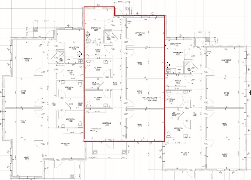 2311 Dueling Oaks Dr, Tyler, TX for lease - Floor Plan - Image 2 of 18