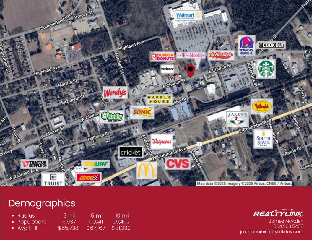 107 W Church St, Batesburg-Leesville, SC à louer Photo principale- Image 1 de 4