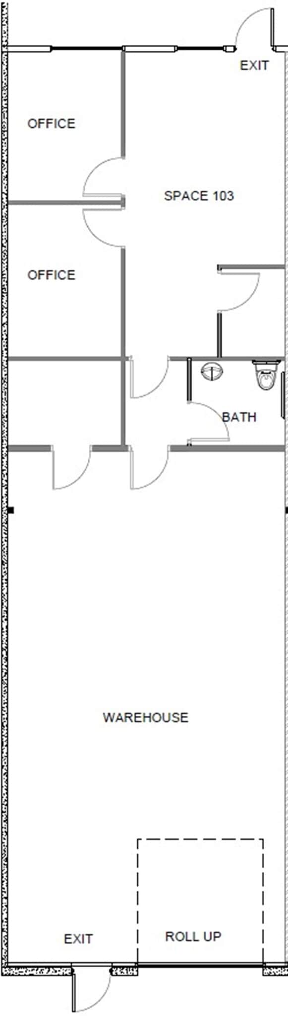 6330 S Eastern Ave, Las Vegas, NV à louer Plan d’étage- Image 1 de 1