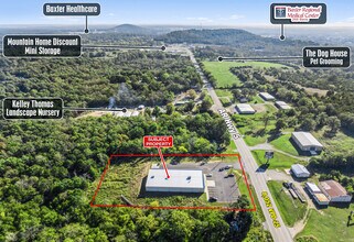2325 Highway 5 N, Mountain Home, AR - AERIAL map view