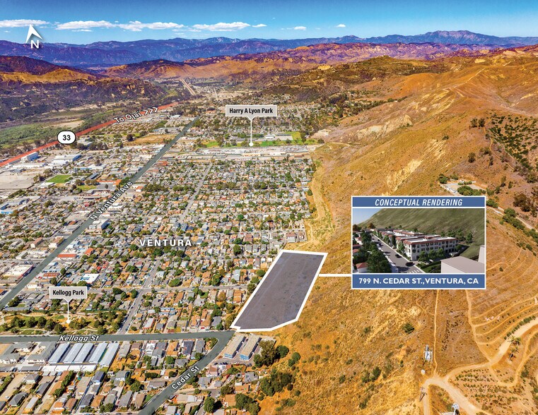 799 N. Cedar Street, Ventura, CA à vendre - Photo du bâtiment - Image 3 de 12