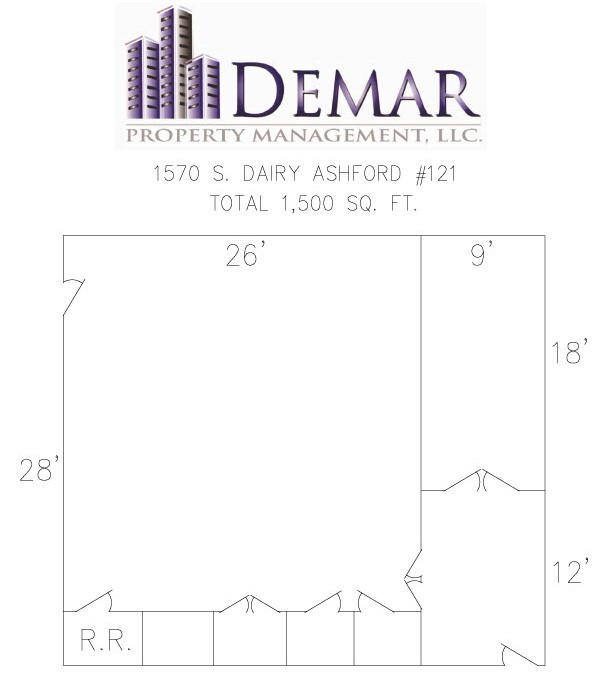 1570 Dairy Ashford Rd, Houston, TX for lease Floor Plan- Image 1 of 5