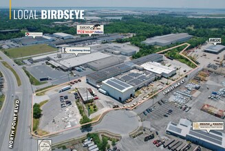 4425A N Point Blvd, Sparrows Point, MD - Aerial map view