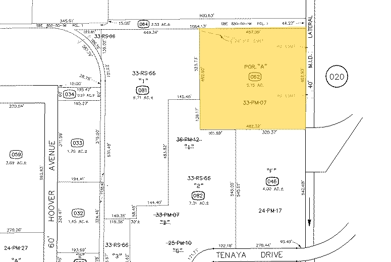 2105 Nathan Ave, Modesto, CA for lease - Plat Map - Image 3 of 3