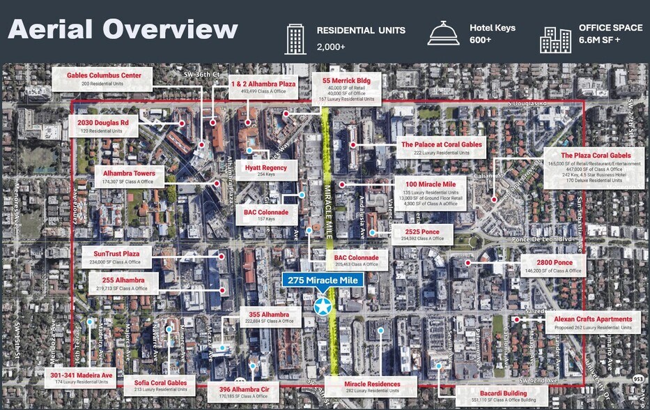 269-273 Miracle Mile, Miami, FL à louer - Photo du bâtiment - Image 3 de 5