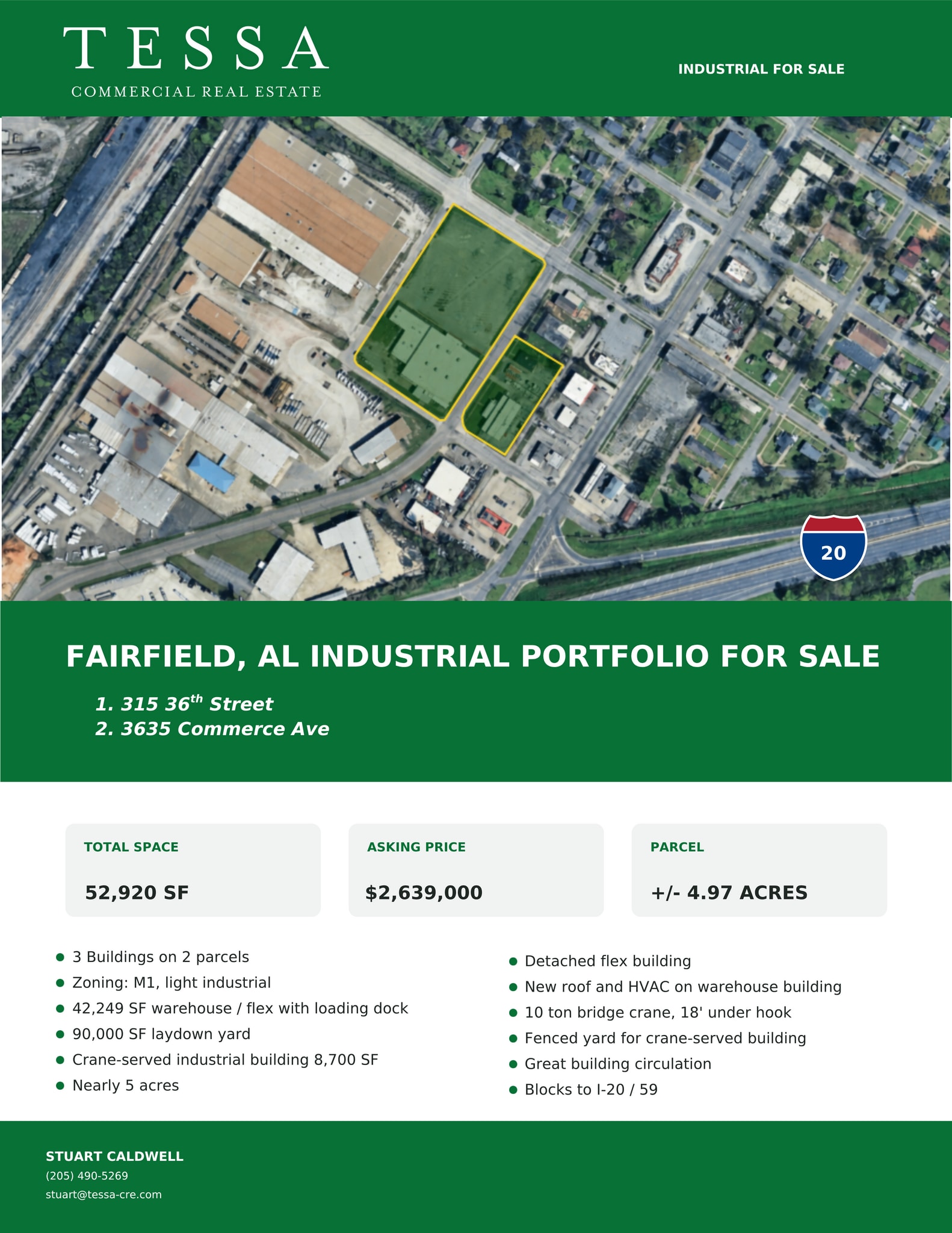 Fairfield, AL Industrial Portfolio portfolio of 3 properties for sale on LoopNet.ca Building Photo- Image 1 of 12