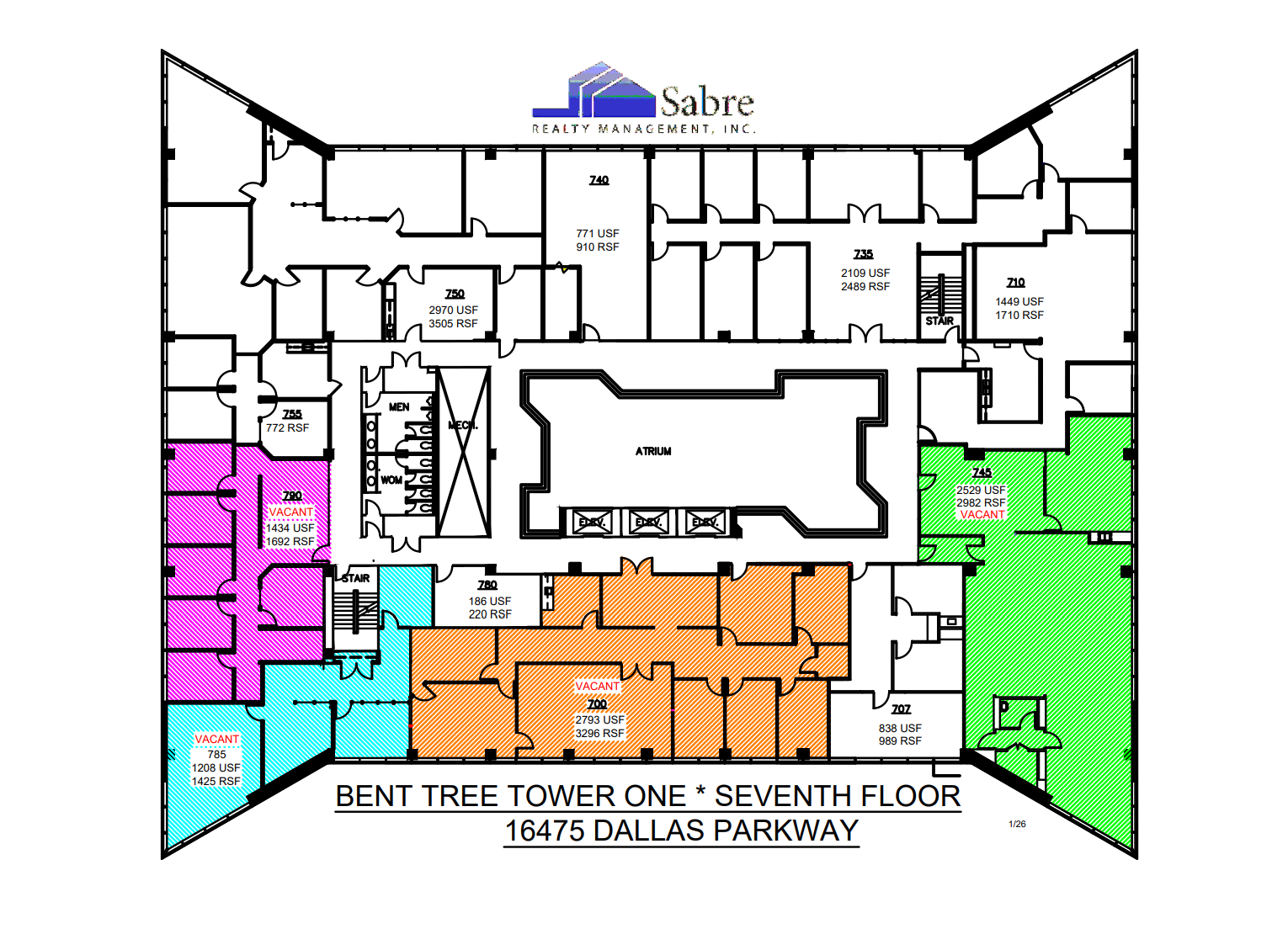 16475 N Dallas Pky, Addison, TX for lease Floor Plan- Image 1 of 1