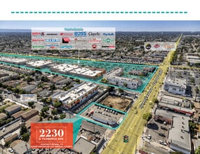 2230 E Florence Ave, Huntington Park, CA - AERIAL  map view - Image1
