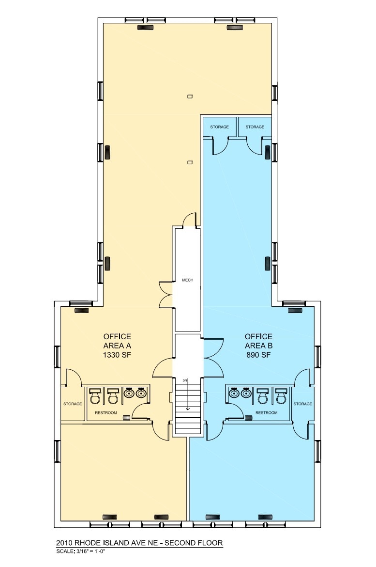 2010-2012 Rhode Island Ave NE, Washington, DC for lease Floor Plan- Image 1 of 1