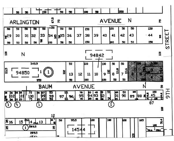 900 1st Ave N, Saint Petersburg, FL à louer - Plan cadastral - Image 3 de 16