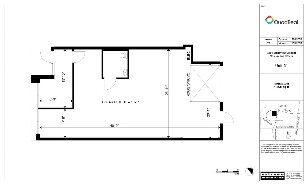 4181 Sladeview Cres, Mississauga, ON for lease Floor Plan- Image 1 of 1