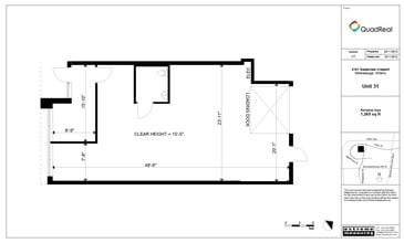 4181 Sladeview Cres, Mississauga, ON for lease Floor Plan- Image 1 of 1