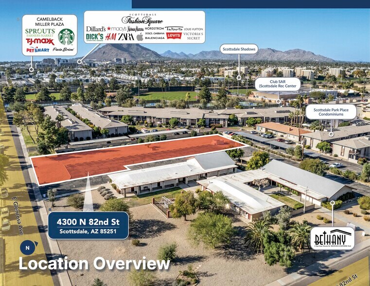 Glenrosa Ave, Scottsdale, AZ à vendre - Aérien - Image 2 de 5