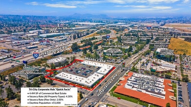 165 W Hospitality Ln, San Bernardino, CA - AERIAL  map view - Image1