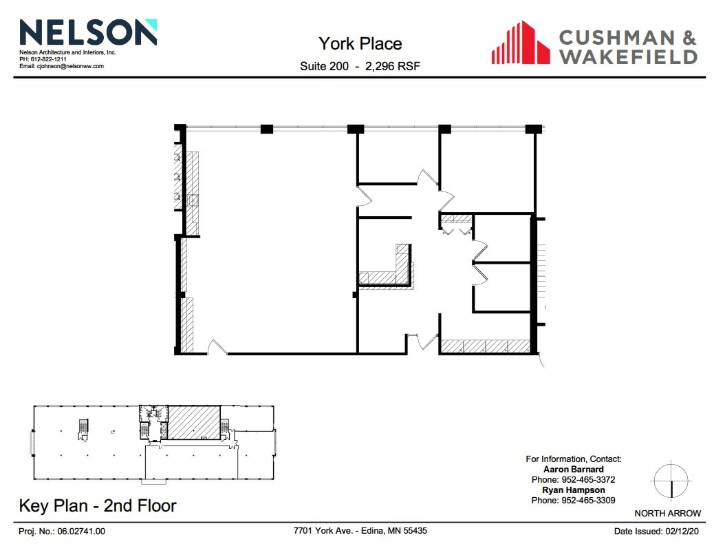 7701 York Ave S, Edina, MN à louer Plan d’étage- Image 1 de 1