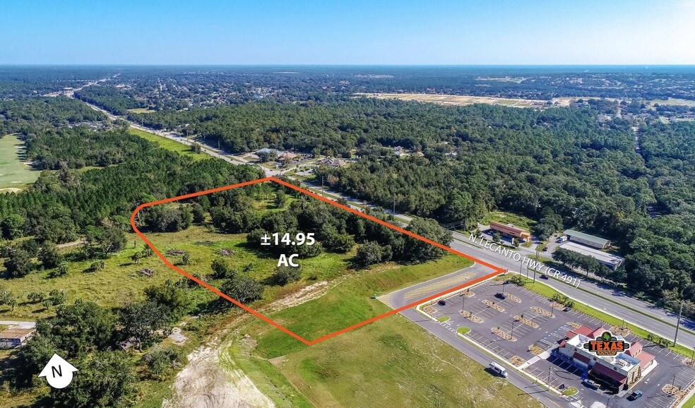00 N Lecanto Hwy, Lecanto, FL for sale - Aerial - Image 2 of 5