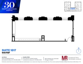 30 N Michigan Ave, Chicago, IL for lease Floor Plan- Image 1 of 6