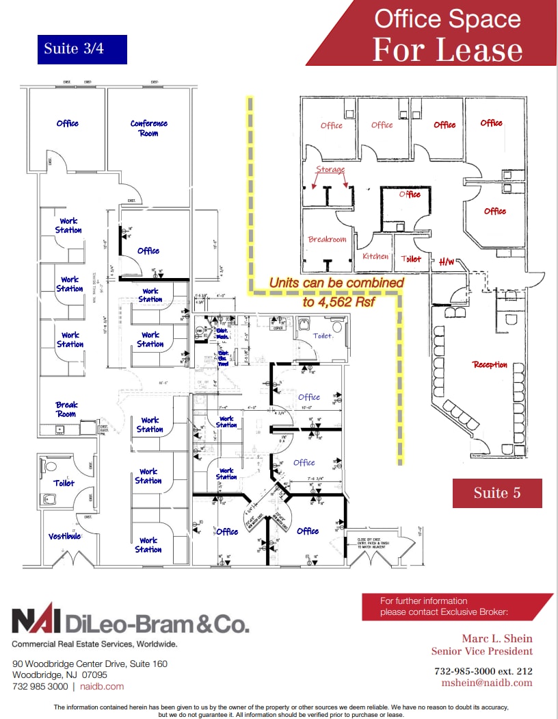 37 Mountain Blvd, Warren, NJ à louer Plan d  tage- Image 1 de 1