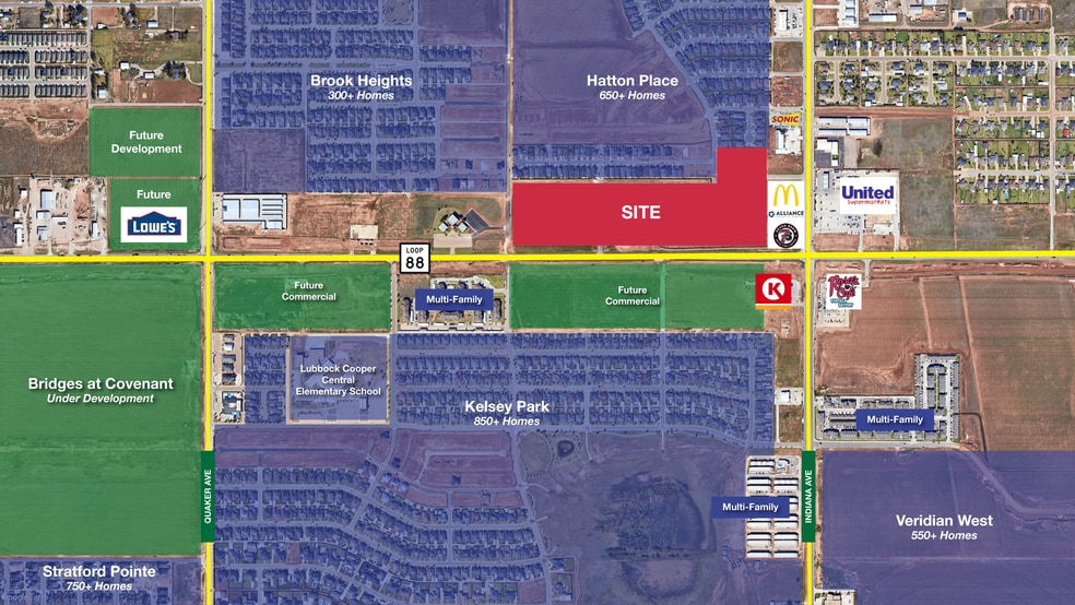 130th Street & Indiana Avenue, Lubbock, TX for lease - Building Photo - Image 3 of 5