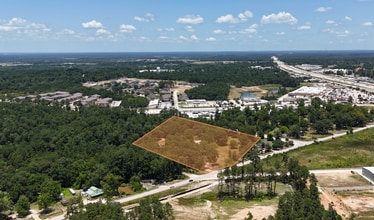 12121 Old Montgomery Rd, Willis, TX - Aerial map view
