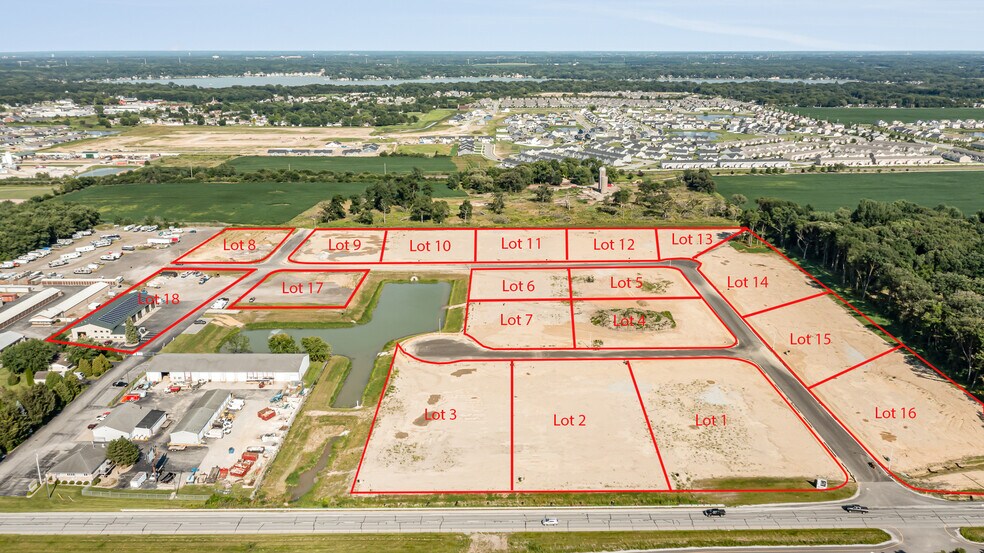 Lakeview Business Park, Cedar Lake, IN à vendre - Aérien - Image 1 de 2