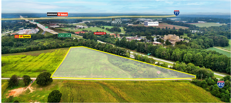 187 Martin Ln, Statesville, NC for sale - Aerial - Image 2 of 4