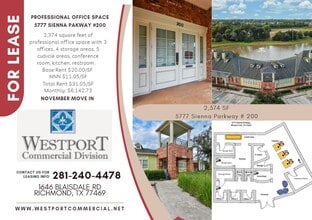 5777 Sienna Pky, Missouri City, TX for lease Interior Photo- Image 1 of 1