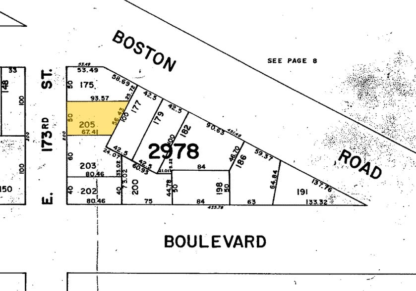 907 E 173rd St, Bronx, NY à vendre - Plan cadastral - Image 2 de 2
