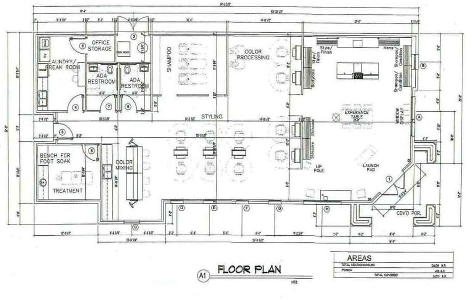 6839 Old Jacksonville Hwy, Tyler, TX for lease - Typical Floor Plan - Image 2 of 3