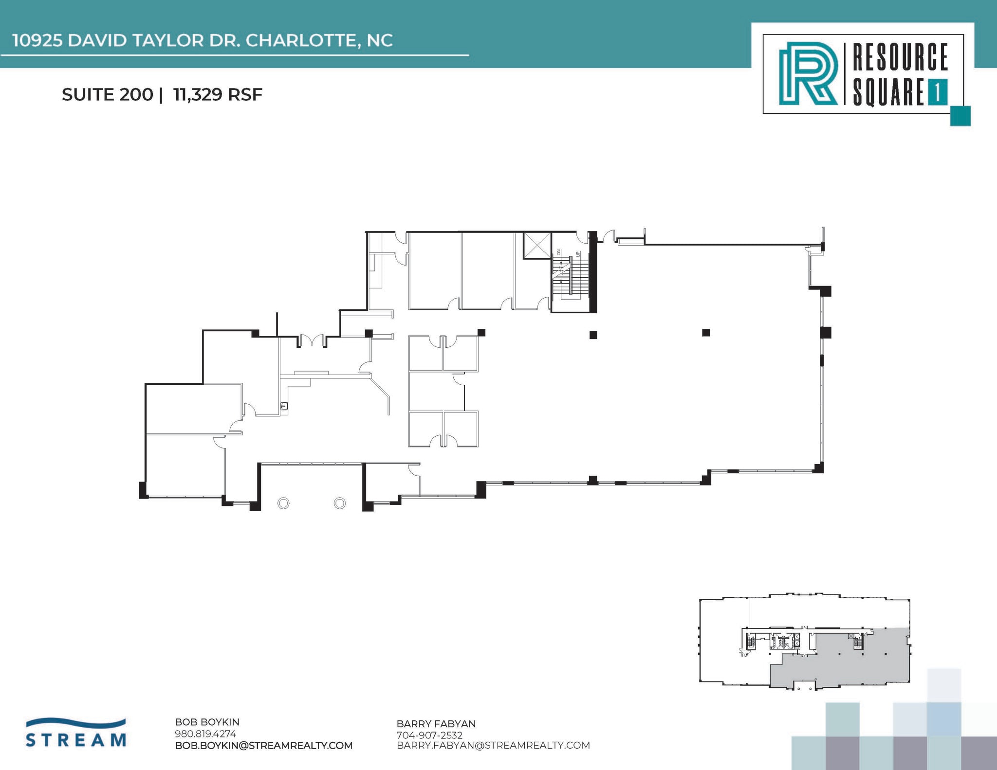 10735 David Taylor Dr, Charlotte, NC for lease Floor Plan- Image 1 of 2