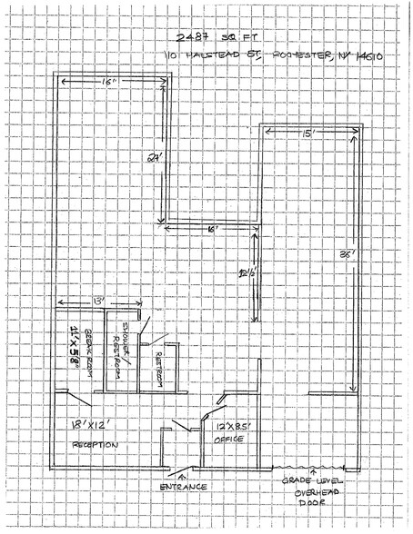 110 Halstead St, Rochester, NY à louer - Plan de site - Image 2 de 3