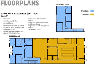 6310 Nancy Ridge Dr, San Diego, CA for lease Floor Plan- Image 1 of 1