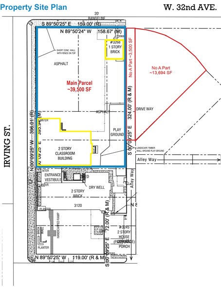 3268 W. 32nd Avenue, Denver, CO à vendre - Plan de site - Image 2 de 3