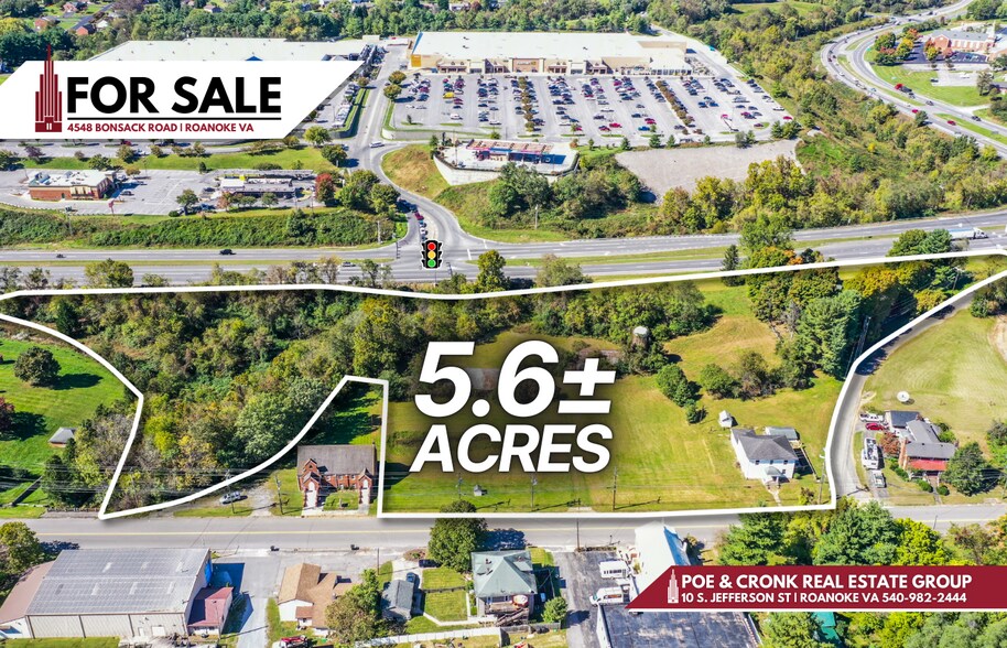 4548 Bonsack Road Northeast, Roanoke, VA à vendre - Photo du bâtiment - Image 1 de 3