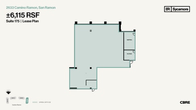 2603-2633 Camino Ramon, San Ramon, CA à louer Plan d’étage- Image 1 de 1