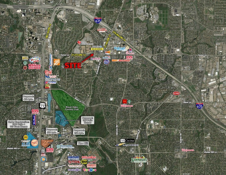 8989 Forest Ln, Dallas, TX for lease - Aerial - Image 2 of 7