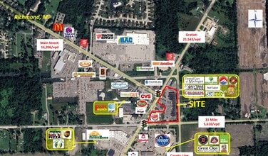 67180-67244 Gratiot Ave, Richmond, MI - AÉRIEN  Vue de la carte - Image1