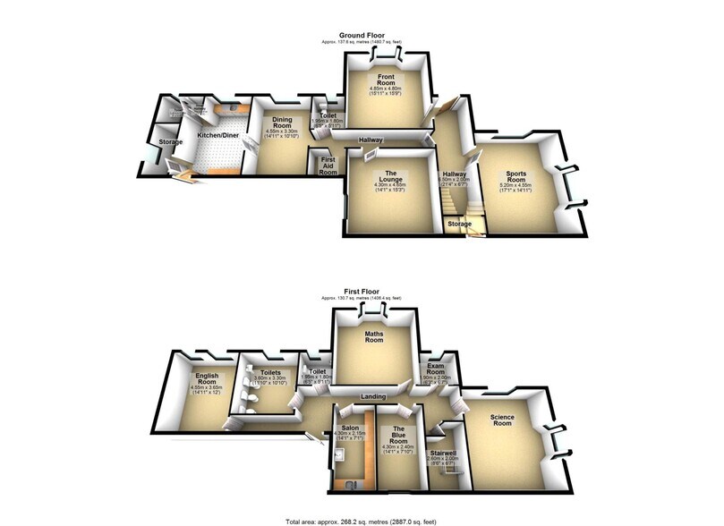 5 St Pauls Sq, Burton On Trent à vendre - Plan d’étage - Image 3 de 5