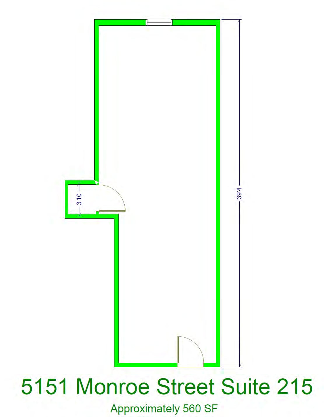5151 Monroe St, Toledo, OH à louer Plan d’étage- Image 1 de 1