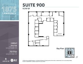 1875 Lawrence St, Denver, CO for lease Floor Plan- Image 1 of 1