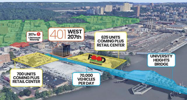 401 W 207th St, New York, NY à louer - Photo du bâtiment - Image 3 de 5