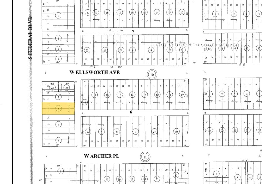 8 Federal Blvd, Denver, CO à vendre - Plan cadastral - Image 2 de 3